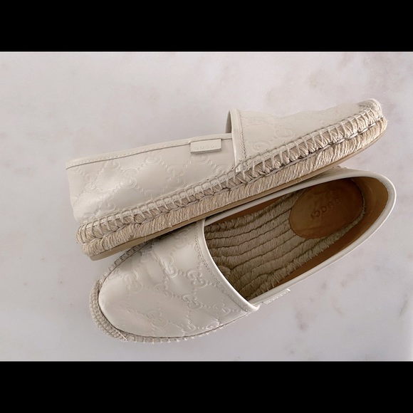 Gucci leather espadrille slides - Picture 6 of 10